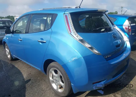 2012 Nissan Leaf Sv/Sl из США, поврежденный, VIN JN1AZ0CP8CT017394